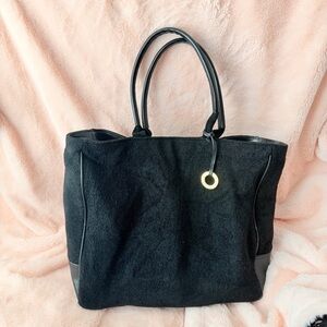 Givenchy Black Suede Tote Bag